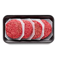 BEEF PATTY FROZEN 6 OZ FLAT