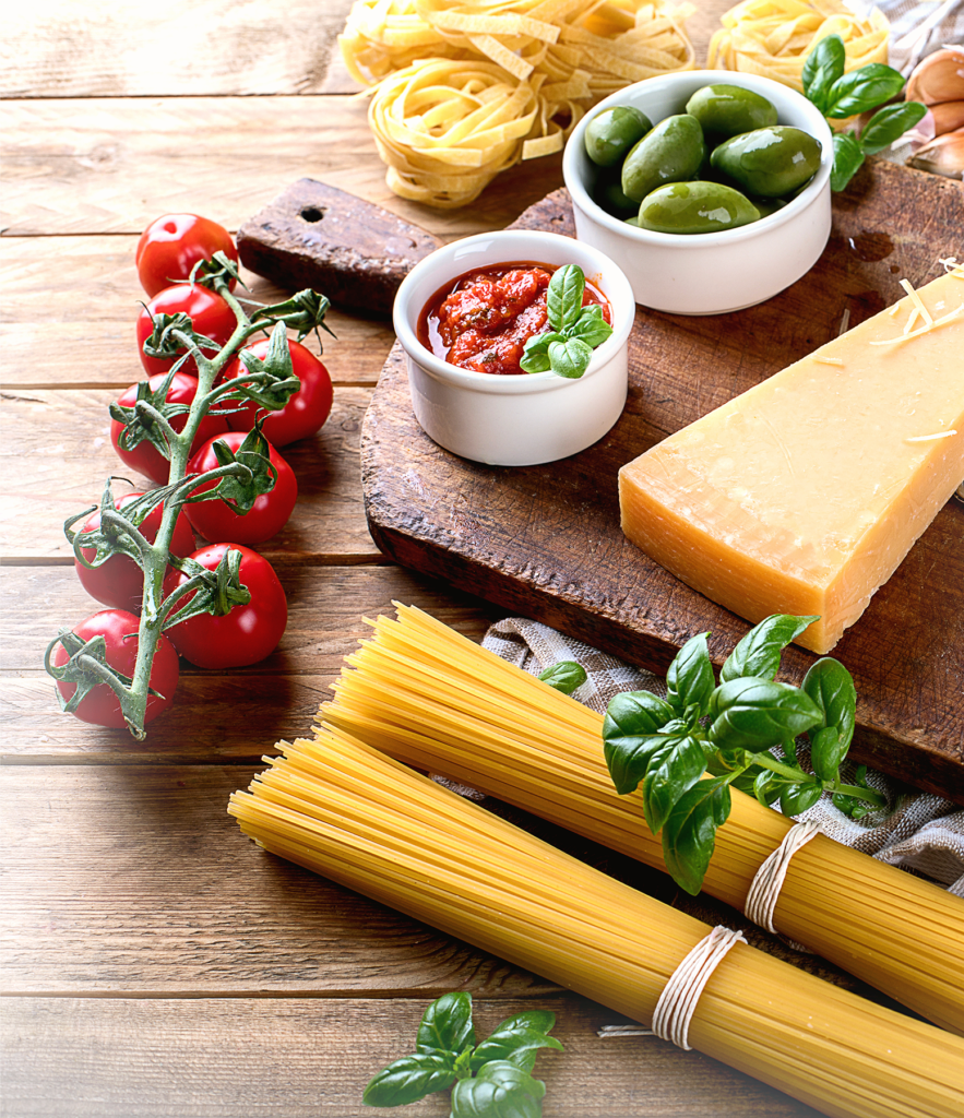 Italian food background